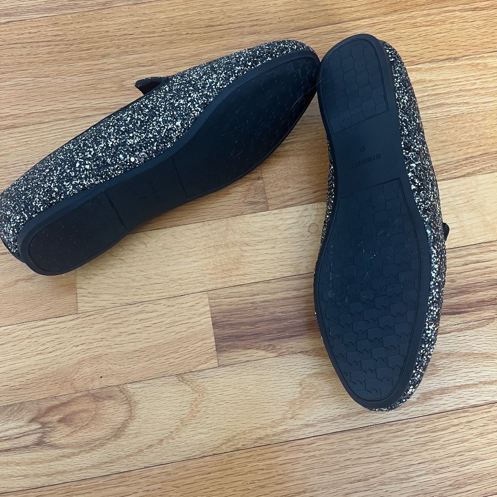 BIRDIES The Starling Slipper Flats in Galaxy Glitter Size 9 - Picture 9 of 9